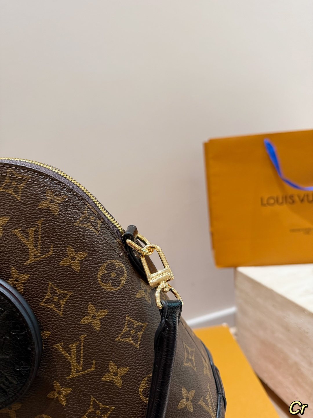 Louis Vuitton Monogram Bolide Dome Handbag — detail